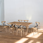 Woodland 190cm Dining Table Timber Wood Natural V315-VHND-MONT-01