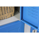 12-Door Locker for Office Gym Shed School Home Storage - 3-Digit Combination Lock V63-838991