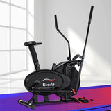 Everfit Exercise Bike 4 in 1 Elliptical Cross Trainer Home Gym Indoor Cardio EB-F-ELLI-03-4IN-BK