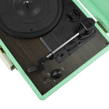 mbeat Woodstock Tiffany Blue Retro Turntable V186-MB-TR89TBL