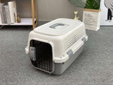 YES4PETS Small Dog Cat Rabbit Crate Pet Kitten Carrier Parrot Cage Grey V278-BH-3-S-GREY