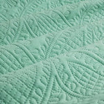 Ardor Chateau Aqua Green Embossed Quilt Cover Set Queen V442-INT-QUILTCS-CHATEAU-AQUAGREEN-QS