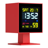 Newgate Monolith Lcd Alarm Clock Fire Engine Red V398-NGLCD/MONO3