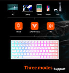 ROYAL KLUDGE RK84 Wireless Hot Swap Black 65% Mechanical Keyboard, Brown Switch V413-RK84-3M-BLACK-BROWNSW