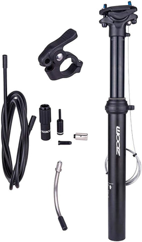ZOOM SPD-801 Dropper Seatpost Adjustable Height via Thumb Remote Lever - External Cable 30.9 V382-ZOOMEXT309100MM
