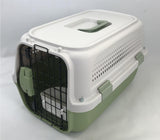 YES4PETS Medium Dog Cat Rabbit Crate Pet Kitten Carrier Parrot Cage Grey Green V278-BH-4-M-GREEN