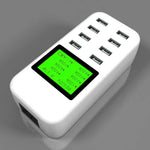 8 port USB Desktop Charger 5V/8A Multi Smart Fast Charging Station With LCD Display V28-CU880