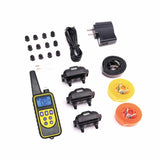 Dog Bark Collars - 3x 800m Range Recievers Vibration Sound Light Training Device V238-SUPDZ-39572045922384
