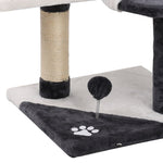 i.Pet Cat Tree 112cm Tower Scratching Post Scratcher Wood Condo House Furniture PET-CAT-14711-GR