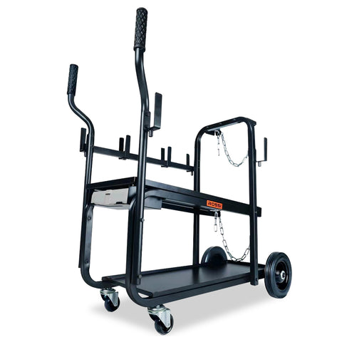 ROSSI Heavy-Duty 160kg Capacity Welding Cart Trolley, with Consumables Case V219-WLDCRTROSAN65