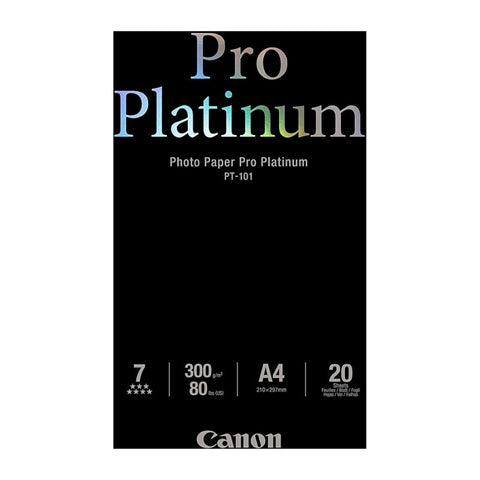 CANON A4 Pro Platinum 20sh V177-D-CPT101A4