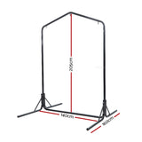 Gardeon Hammock Chair Steel Stand 2 Person Double Outdoor Heavy Duty 200KG HM-CHAIR-STAND-U