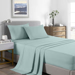 Royal Comfort Bamboo Cooling 2000TC Sheet Set - Single-Frost ABM-205655