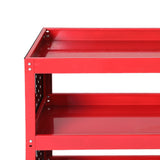 Traderight Portable Tool Trolley Cart Workshop Trolly Red 150KG Maxload HW0199-RD-WAISTBAND