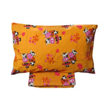 Lovely Cows Polyester Cotton Quilt Cover Set Single V442-ABR-QUILTCS-LOVELYCOWS-ORANGE-SB