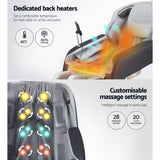 Livemor Massage Chair Electric Recliner Massager Meletao MASCHR-HOR-UP-BKGY