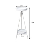 Levede Plant Stand 2 Tiers Outdoor Indoor White Large UM1219-L-WH