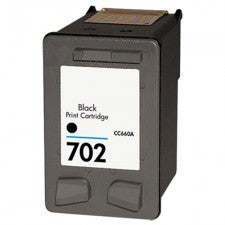 HP Compatible 702 Black Remanufactured Inkjet Cartridge V177-REMANHP702B