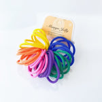 MANGO JELLY Kids Hair Ties - Ring Retro - Six Pack V659-HT-3CM-30P-RING-RETRO-6-L