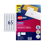 AV Lsr Lbl QP L7651 65L Pk100 DS-AV959071