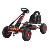 Kahuna G95 Kids Ride On Pedal-Powered Go Kart - Red CAR-PB-9588A-RD