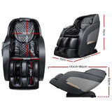 Livemor Massage Chair Electric Recliner Massager Black Decima MASCHR-PRO-BK