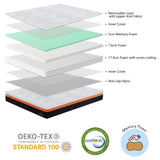 Heavenly Queen Size Memory Foam Medium-Firm Feel 31cm Mattress V315-VO-HEAV-04