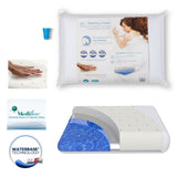 Mediflow Luxurious Memory Foam Water Pillow 46 x 66 cm V442-ABR-PILLOW-MEMORYFOAMWATER-WHITE-ST