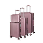 Slimbridge Luggage Suitcase Trolley Rose gold 4pc 14"+20"+24"+28" LG1013-C4-RG