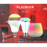 MiPow Playbulb STUDIO Gift Set Novelty LED Light Bulb & Candle Bluetooth Audio V185-BTL100C