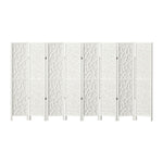 Artiss 8 Panel Room Divider Screen 325x170cm Clover White RD-4016-8P-WH