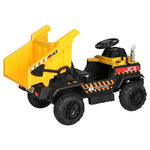 Rigo Kids Electric Ride On Car Dumptruck Loader Toy Cars 12V Yellow RCAR-DUMPTRUCK-S-YEL