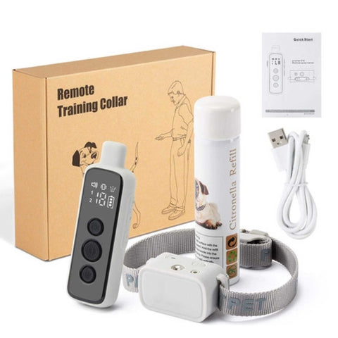 Dog Bark Collar - Rechargeable Remote Citronella Mist Spray Trainer V238-SUPDZ-39764001456208