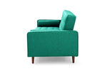 Sofa Bed 3 Seater Button Tufted Lounge Set for Living Room Couch in Velvet Green Colour V43-SOF-MARC-GRN