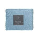 Ardor South Coast Pale Blue Embossed Quilt Cover Set King V442-INT-QUILTCS-SOUTHCOAST-BLUE-KI