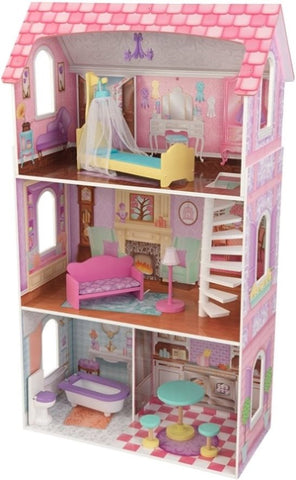 Dollhouse with Furniture for kids 110 x 65 x 33 cm V178-12441