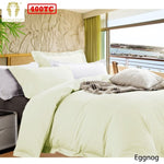 Ramesses Bamboo Cotton Quilt Cover Set Eggnog King V442-KIT-QUILTCS-BAMBOOCOTTON-EGGNOG-KI