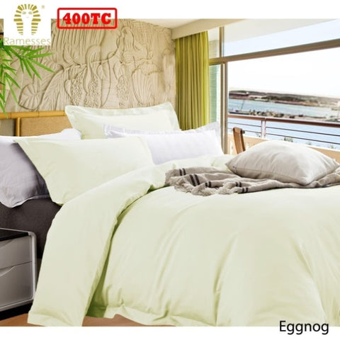 Ramesses Bamboo Cotton Quilt Cover Set Eggnog King V442-KIT-QUILTCS-BAMBOOCOTTON-EGGNOG-KI