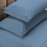 Royal Comfort 1500 TC Cotton Rich Fitted sheet 4 PC Set King-Indigo ABM-232259