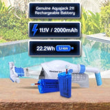 Spare Aquajack 211 Pool Cleaner Rechargeable Replacement Battery AQJ-BTRY