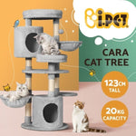 i.Pet Cat Tree 123cm Tower Scratching Post Scratcher Wood Condo House Bed Toys PET-CAT-APS020-GR