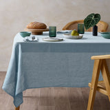 Vintage Design Homewares Marine French Linen Tablecloth 150cm x 230cm V442-HIN-TABLEC-LINEN230CM-MARINE-RE