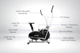 Powertrain 2-in-1 Elliptical Cross Trainer and Exercise Bike ECT-XDA-103