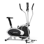 Powertrain 3-in-1 Elliptical Cross Trainer Exercise Bike with Resistance Bands ECT-XDA-011