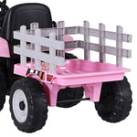 Rigo Kids Electric Ride On Car Tractor Toy Cars 12V Pink RCAR-TRACTOR-PK