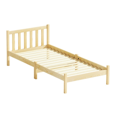 Artiss Bed Frame Single Size Wooden Oak SOFIE WBED-D-001S-WD