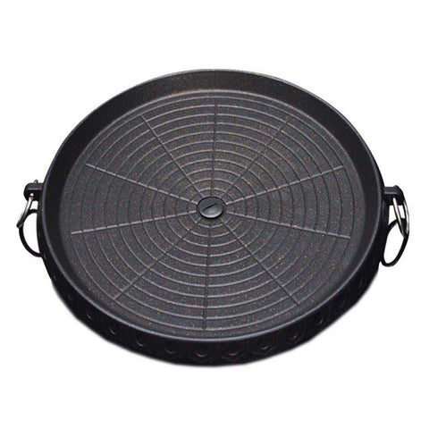 SOGA Portable Korean BBQ Butane Gas Stove Stone Grill Plate Non Stick Coated Round STONEBBQPLATEROUND