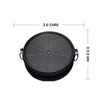 SOGA Portable Korean BBQ Butane Gas Stove Stone Grill Plate Non Stick Coated Round STONEBBQPLATEROUND