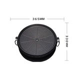 SOGA 2X Portable Korean BBQ Butane Gas Stove Stone Grill Plate Non Stick Coated Round STONEBBQPLATEROUNDX2