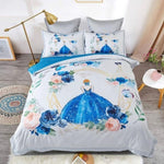 Princess Kids Quilt Cover Set - Single Size V493-SM-S-01